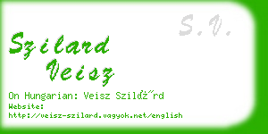 szilard veisz business card